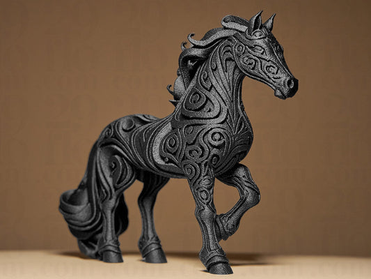 Mystical Horse Sculpture - Elegant Home Decor