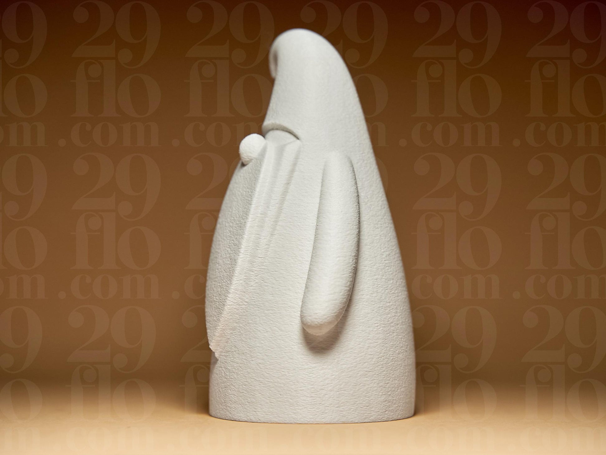 Artistic Santa Claus Gnome - Unique Christmas Collectible