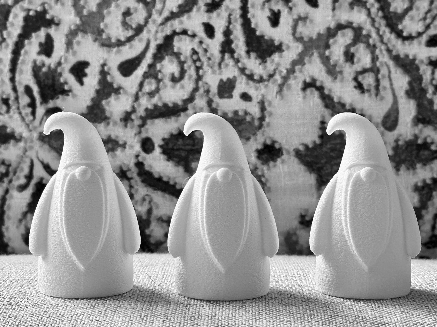 Artistic Santa Claus Gnome - Unique Christmas Collectible