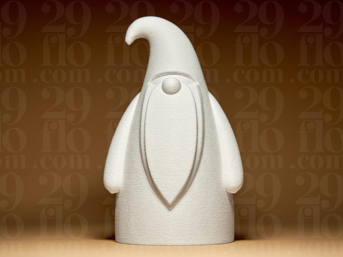 Artistic Santa Claus Gnome - Unique Christmas Collectible