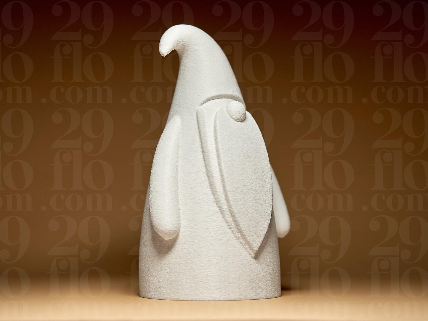 Artistic Santa Claus Gnome - Unique Christmas Collectible