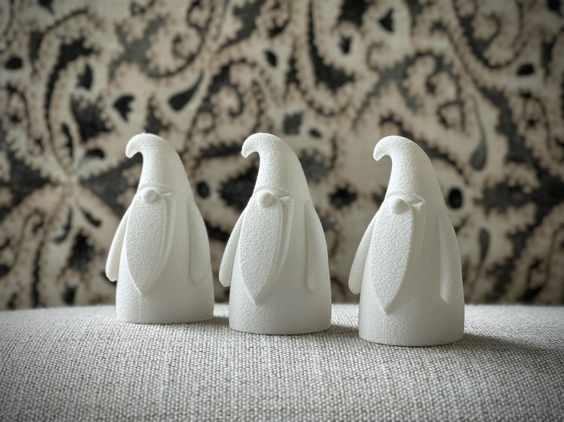 Artistic Santa Claus Gnome - Unique Christmas Collectible