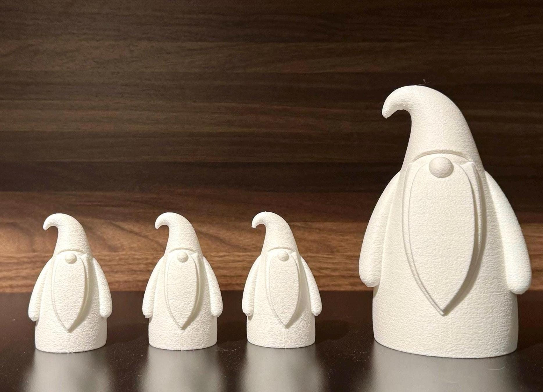 Artistic Santa Claus Gnome - Unique Christmas Collectible