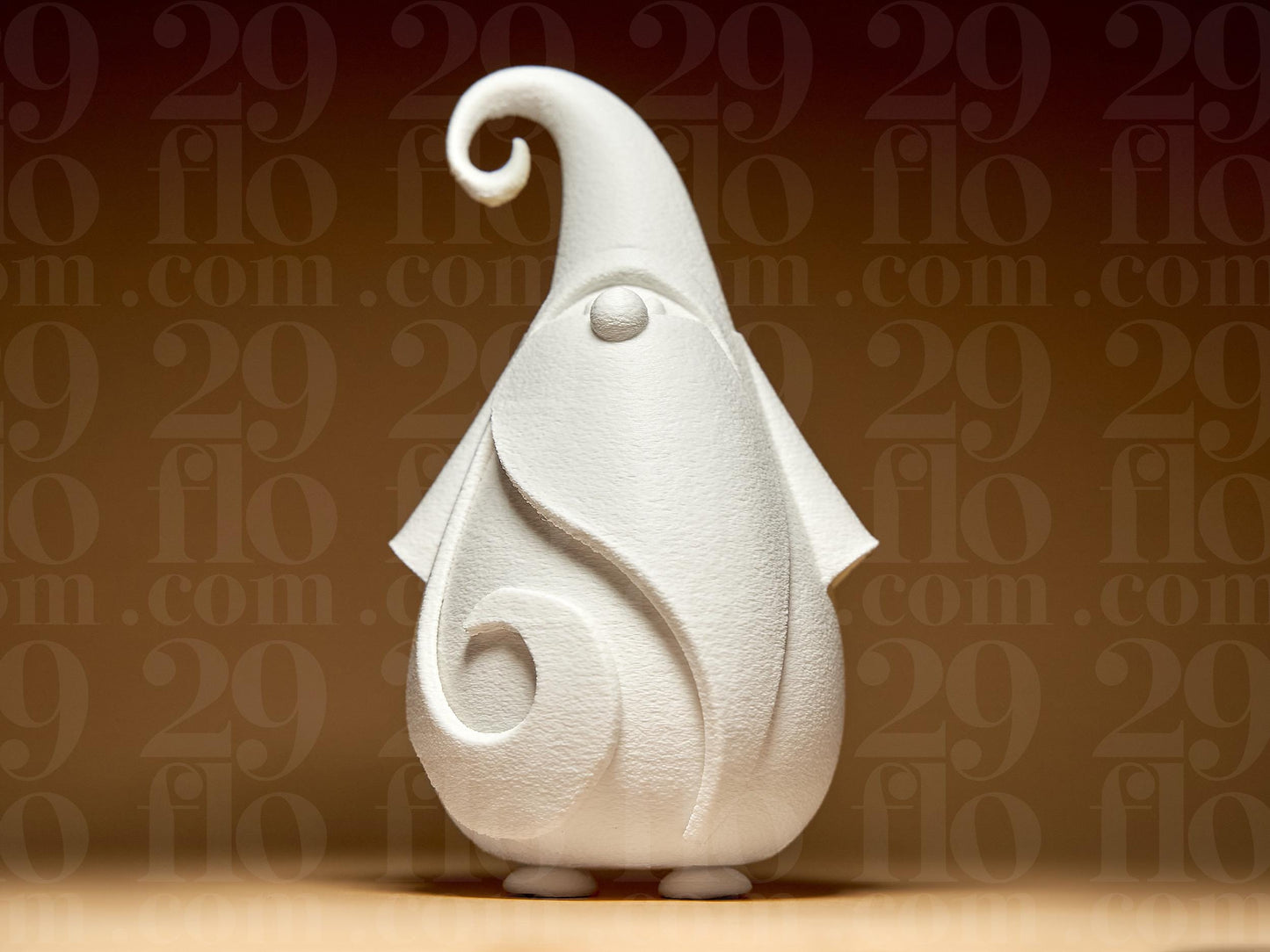 Artistic Santa Claus Gnome - Unique Christmas Collectible