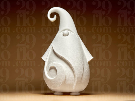 Artistic Santa Claus Gnome - Unique Christmas Collectible